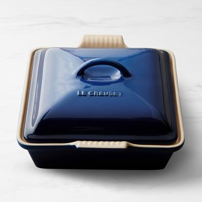 Le Creuset Heritage Stoneware Shallow Square Covered Baking Pan | Williams Sonoma