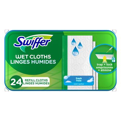 Swiffer Sweep + Mop, Wet Pads Refill, Floor Cleaner, Cleaning Cloths, Fresh - Walmart.ca