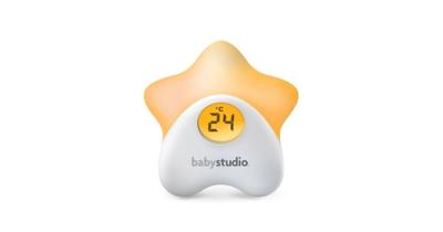 Baby Studio Star Night Light and Room Temperature Reading | Baby Bunting AU