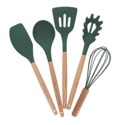 Love Always Wood and Silicone Five-Piece Utensil Set – CUM Books