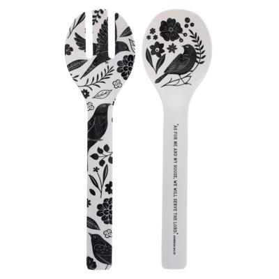 As for Me and My House, We Will Serve the Lord Melamine Salad Spoon an – CUM Books
