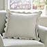 Scalloped Edge Square Cushion | Dunelm