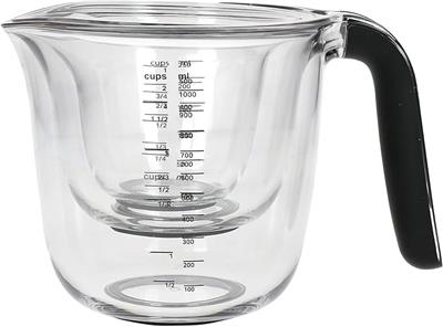 KitchenAid Universal Measuring Jugs, Set of 3, 250ml, 500ml and 1L, Onyx Black : Amazon.co.uk: Home & Kitchen