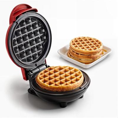 Chefs Choice Mini Waffle Maker – Compact Non‑Stick Electric Waffle Iron with Ready Indicator Light & Cool‑Touch Handle, Portable Breakfast & Snack Mak