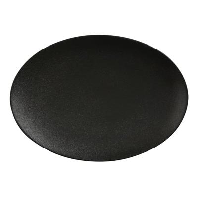 Maxwell and Williams Caviar Black Oval Platters Set of 4 - Yuppiechef