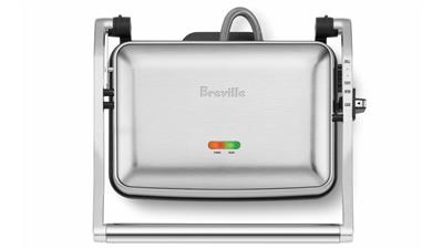 Breville the Toast & Melt 2 Slice Sandwich Press - Brushed Stainless Steel | Harvey Norman