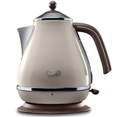 DeLonghi 1.7L Beige Icona Vintage Kettle - Bunnings Australia