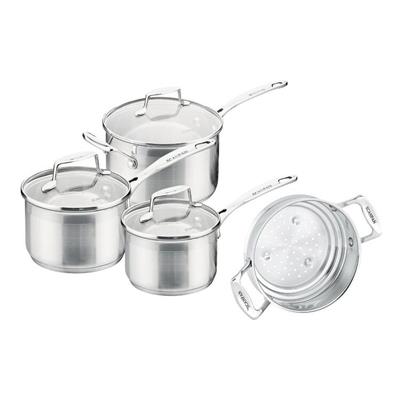 Scanpan Impact 4-Piece Cookset Stainless
