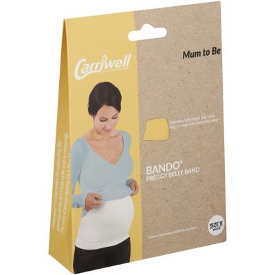 Carriwell seamless pregg belly bando white 2 858