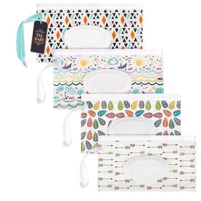 4 Pack Wet Wipe Pouch 10 x 6 Reusable Baby Wipes Dispenser - Colorful | Shop Today. Get it Tomorrow! | takealot.com