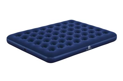 Outbound Queen Single-High Inflatable Air Mattress/Airbed w/ Flocked Top & Repair Kit