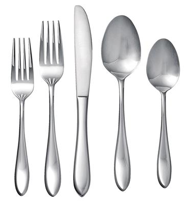MASTER Chef Stainless Steel Flatware Set, Serves 12, 60-pc