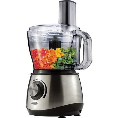 Brentwood Stainless Steel Food Processor - 8 Cup - 11 x 8.5 x 17