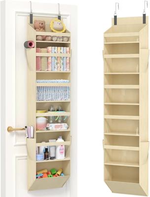 Amazon.com: Lifewit 1 Pack Over the Door Organizer, 5 Section Clear Window Hanging Storage with 4 Side Pockets, Sturdy Anti Tilt 40 lbs Load Behind Do