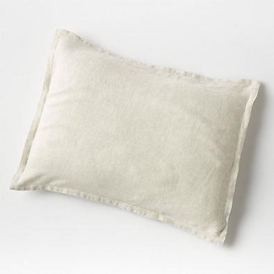 Aire Natural EUROPEAN FLAX ™-Certified Linen Warm Natural Standard Bed Pillow Sham