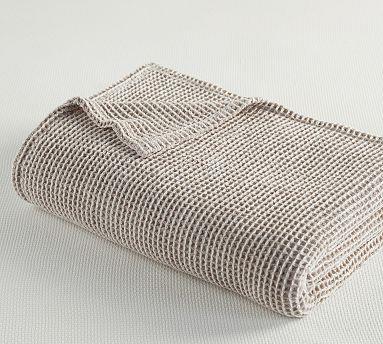 Waffle Weave Blanket, Neutral, Full/Queen