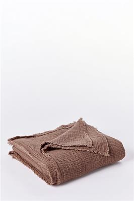 Coyuchi Topanga Organic Matelasse Throw Blanket
