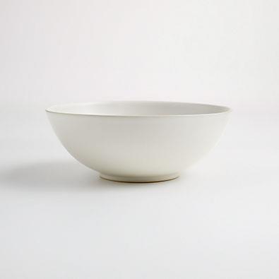 Craft Linen Cream Stoneware Cereal Bowl