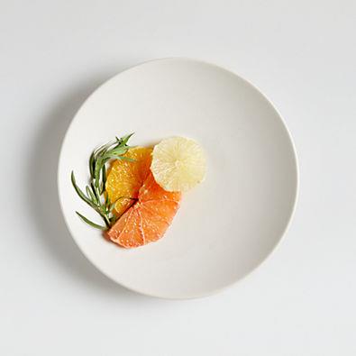 Craft Linen Cream Stoneware Coupe Salad Plate