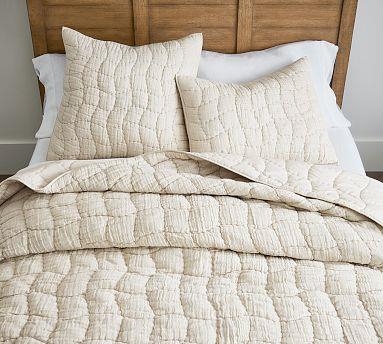 Cloud Quilt, Flax, Full/Queen