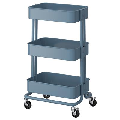 RÅSKOG utility cart, gray-blue, 133/4x173/4x303/8 - IKEA