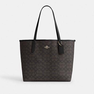 City Tote Bag In Signature Canvas | Bags | Coach | COACH®