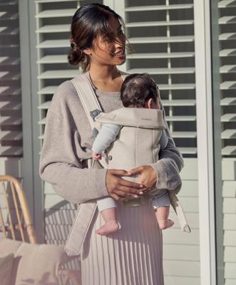 BabyBjörn Baby Carrier Mini - Light Beige – Mamas & Papas UK