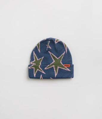 Butter Goods Stars Cuff Beanie - Prussian | flatspot