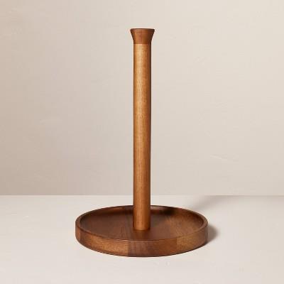 Wooden Paper Towel Holder Brown - Hearth & Hand™ with Magnolia: Acacia Wood, Countertop Design, Varnished Finish : Target