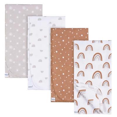 Gerber - Flannel Receiving Blanket (4 Pk) | West Coast Kids