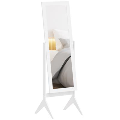 HOMCOM Full Length Mirror Free-standing Jewelry Dressing Angle Adjustable - Walmart.ca