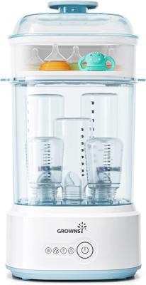 Amazon.com: GROWNSY Esterilizador y secadora de biberones, esterilizador eléctrico compacto para biberones (Esterilizador de Biberones), desinfectante