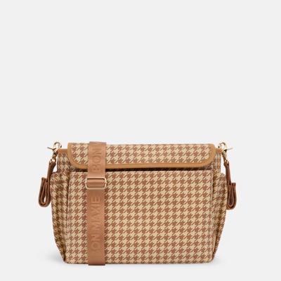 Carryall Convertible Pram Caddy - Tan Houndstooth – BON MAXIE