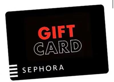 Sephora UK Gift Card