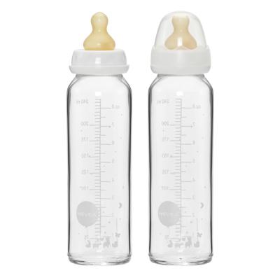 Hevea - Standard Neck Baby Glass Bottles Two-Pack - 240ml/8oz