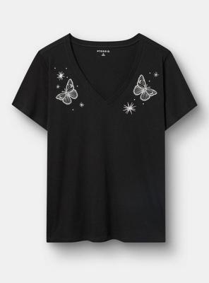Plus Size - Classic Cotton V-Neck Tee - Torrid