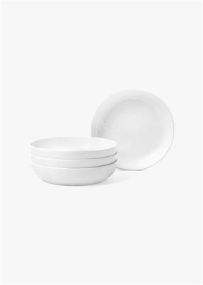 Porcelain Shallow Bowls 4 Pack | Woolworths.co.za