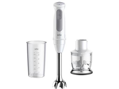Varinha Mágica + Acessórios BRAUN MultiQuick 5 MQ50201MWH (1000 W - Branco e Cinzento) | Worten.pt