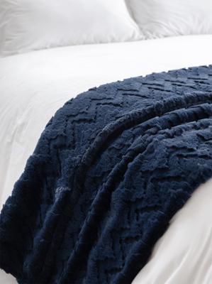 Volpes Margo Midnight Blue Blanket | Bash