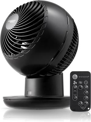 Amazon.com: IRIS USA WOOZOO Air Circulator Fan with Remote, Oscillating Table Fan, 8 Speeds, 82ft Max Air Distance, 65° Tilt, Ultra Quiet DC Motor, Sm