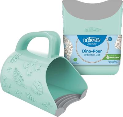 Amazon.com: Dr. Browns CleanUp Dino-Pour Baby Bath Rinse Cup, Tear-Free Rinsing for Babies and Toddlers, BPA Free : Health & Household