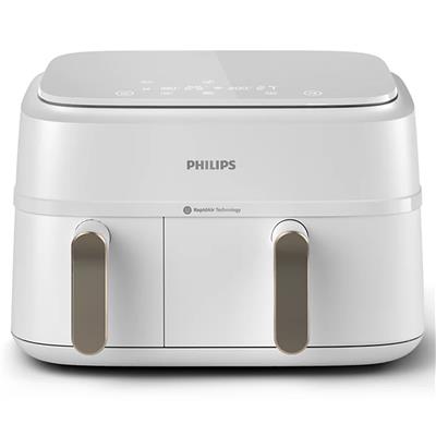 Philips 3000 Series Dual Basket Airfryer NA353/10 - Bing Lee - Bing Lee