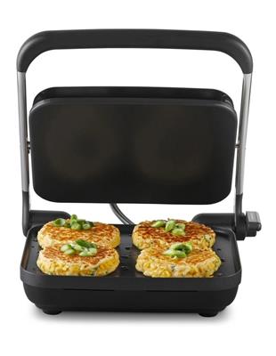 Sunbeam Compact Sandwich Press Slice in Silver | MYER