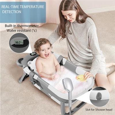 Foldable Baby Bathtub with Anti-Slip Cushion and Temperature Display | Shop Today. Get it Tomorrow! | takealot.com