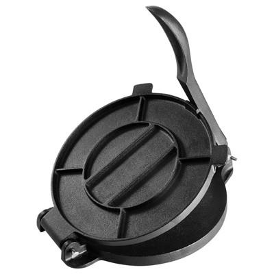 VEVOR Tortilla Press, 10 Inch Tortilla and Roti Maker, Cast Iron Heavy Duty Tortilladora Press with 100 Pcs Parchment Paper, Dough Maker, Silver : Tar