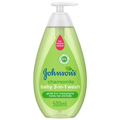 Johnson s chamomile baby 3in1 wash 500ml 157