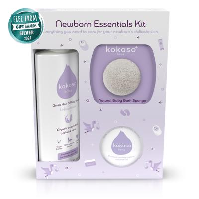 Bath Set For Newborn | Newborn Essentials Kit | Kokoso