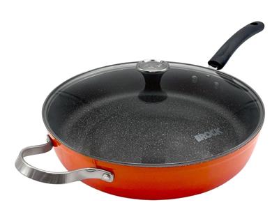 Heritage The Rock One-Pot Frying Pan, Oven Safe, Orange, 31.7cm