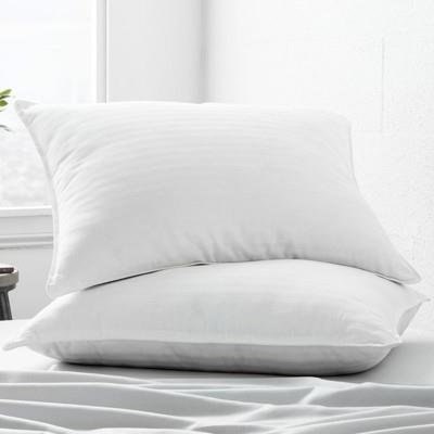 Set of 2 Cooling Gel Fiber Bed Pillows With 100% Cotton Cover - Becky Cameron, White, Standard : Target