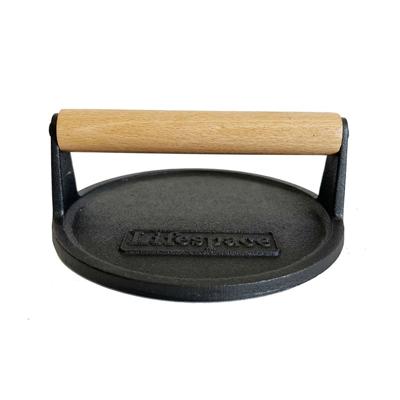 Lifespace Cast Iron Smash Burger Press - Round - Lifespace